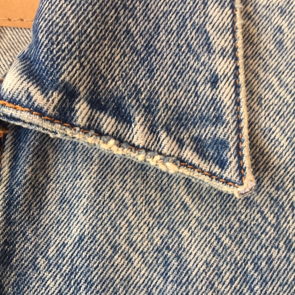 Jean Jacket 100% Cotton size small color blue Lucky - Picture 7 of 13